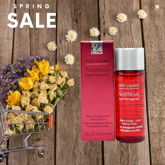 Estee Lauder Nutritious Super-pomegranate Radiant Energy Lotion 0.5 Oz / 15 Ml - Picture 1 of 3